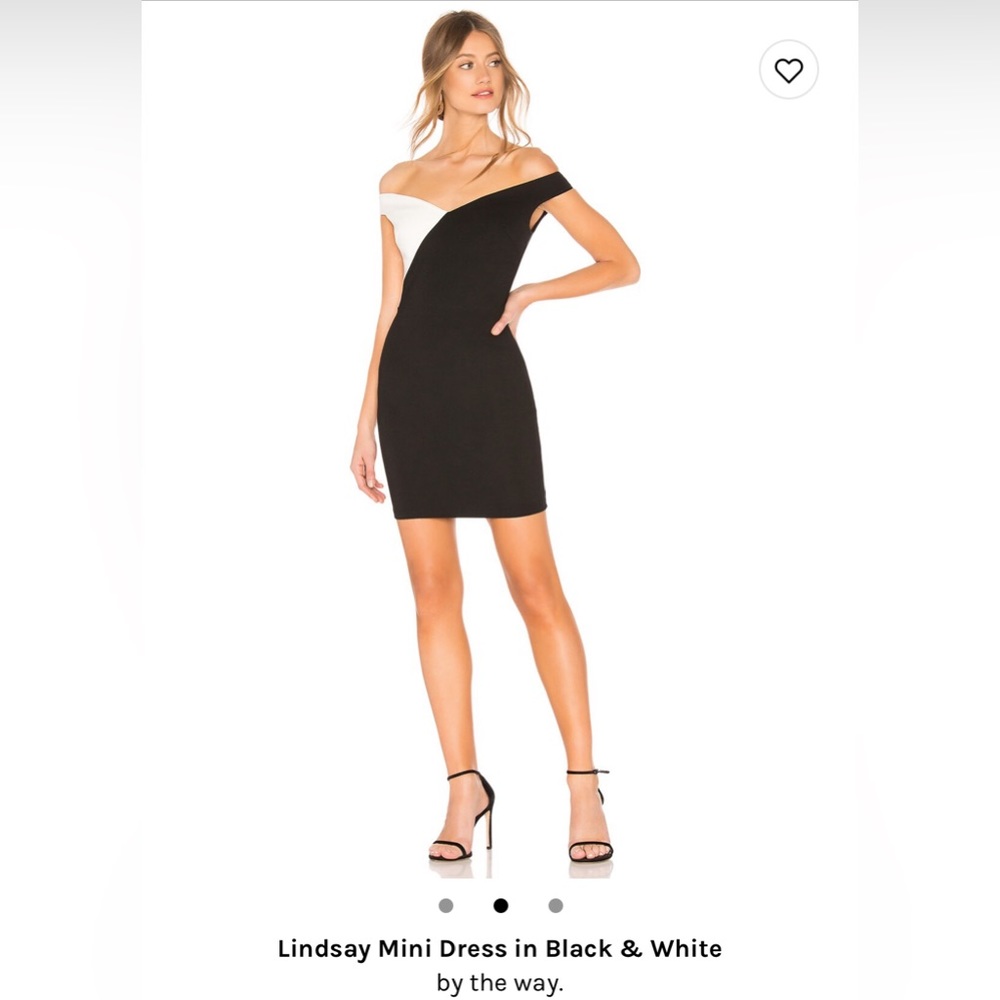 Beautiful black and white dress